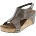 Pierre Dumas Giselle-1 Women's Slingback Open Toe Platform Wedge Sandals