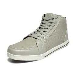 DREAM PAIRS Mens Fashion Light Weight High Top Side Zipper Casual Sneaker Shoes 160309-M GREY Size 7