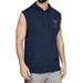 Under Armour Mens Project Rock French Terry Sleeveless Hoodie Blue XX-Large
