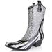 Women's Nature Breeze Cb-01 Animal Blk/Wht Zebra Leopard Print Rain Boot Shoes, Leopard, 9,9 B(M) US