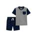 Child of Mine by Carter's Baby Boy & Toddler Boy Short-Sleeve Pocket T-Shirt and Short Outfit Set, 2-Piece (12M-5T)