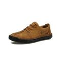 Audeban Mens Driving Penny Loafers Suede Moccasins Lace up Casual Dress Boat Shoes