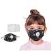 Pack of 4 Reusable Washable Kids Children Face Mask with 8pcs Carbon Filters Anti-Dust Facial Cover Reusable Windproof for Outdoor Cycling Camping Running School