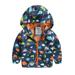 Kid Baby Boy Dinosaur Hooded Zip Jackets Windbreaker Casual Outerwearï¼ŒSpring Active Boys Jackets Coats Softshell Kids Children Windbreaker Jacket Baby Boy Hooded Coat