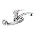 Moen 8713 Commercial M DURA One Handle Wall Mount Kitchen Faucet 1 5 GPM Chrome