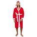 Intimo Adult Robe Red Mans and Womens Bathrobe Holiday Loungewear, Red Men, Size: L/XL