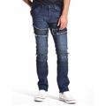 RING OF FIRE Men's 900 Series Five Pockets Moto Slim Fit Stretch Jeans Size 30 to 38