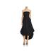 C/Meo Collective Womens Solitude Strapless Midi Cocktail Dress