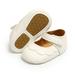 Princess Toddler Kids Baby Girls Moccasins Shoes Floral PU Leather Shoes With Rubber Soft Sole Anti-Slip