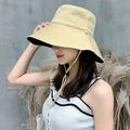 2021 New Arrival 2 PACKS 1 Pcs Fisherman Hat Japanese Cover Face Uv Protection Hat Big Edge Sun Protection Sun Hat Bucket Hat beige