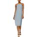 Bar Iii Womens Faux-Wrap Shift Dress