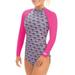 Dolfin Uglies Womens Print Long Sleeve Rash Guard in Candy Mountain