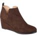 Women's Journee Collection Mylee Wedge Heel Ankle Bootie