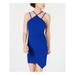 SEQUIN HEARTS Womens Blue Sleeveless Body Con Dress Size 13