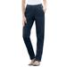 Woman Within Women's Plus Size Tall Straight Leg Fineline Jean