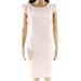 Tommy Hilfiger NEW Pink Womens Size 12 Flutter-Sleeve A-Line Dress