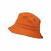 Ladies Bucket Sun Hat Sailing Fishing Brim Cap Protection Fishermanâ€™s Hat Solid (Orange)