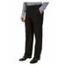 Perry Ellis International, Inc. Men's Size 32 x 30 Flat Front No-Iron Travel-Luxe Dress Pants, Black