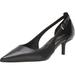 Michael Michael Kors Women's Shoes lorene Leather Pointed Toe Casual Slingbac...