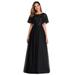 Ever-Pretty Womens Plus Size Long Maxi Formal Evening Party Bridesmaid Dresses for Women 00904 Black US18