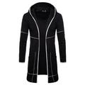 ARDYAL JELLY MenÂ´s Winter Warm Trench Coat Jacket Hoody Cardigan Sweatshirt Long Capes Cloak