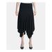 CALVIN KLEIN Womens Black Below The Knee Skirt Size: M