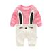 Marainbow Long Sleeve Baby Sleep Clothes Newborn Baby Air Conditioning Baby Cute Rabbit Pattern Romper