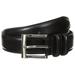 Florsheim Men's Pebble Grain Leather Belt 32MM, Black, 36