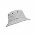 Ladies Bucket Sun Hat Sailing Fishing Brim Cap Protection Fishermanâ€™s Hat Solid (Gray)