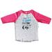 Girls Or Boys Snow Raglan â€œ Its Snow Much Fun To Be Oneâ€� 1st Birthday Toddler & Youth Baseball Tee Toddler 5/6T, Pink