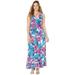 Catherines Women's Plus Size Petite Expressive Twist-Knot Maxi Dress