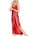 UKAP Womens Fashion Silk Satin Long Dress Casual Loose Slip Pajamas Sleepwear Bath Robe Dress Nightwear Nightgown