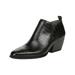 Franco Sarto Womens Dingo 2 Leather Block Heel Booties