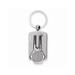 Nickel-plated Golf Divot Key Ring 2.25"