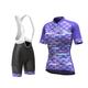 Women's Pro Series Purple Cycling Short Sleeve Jersey, Bib Shorts, or Kit Bundle