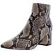 Marc Fisher Womens Jelly 3 Snake Print Pointed Toe Ankle Boots