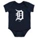 Detroit Tigers Newborn & Infant Team Primary Logo Bodysuit - Navy