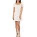 Allegra K Junior's Puff Sleeve Sweetheart Neck Ruched Front Dresses