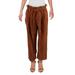 HYFVE Womens Belted High Rise Paperbag Pants