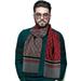 Mens Cashmere 100% Cotton Feel Scarf Winter Scarves 6 Prints Soft And Warm Fashion Accessories By Debra Weitzner