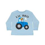 Inktastic Farmer Tractor Little Bro Toddler Long Sleeve T-Shirt Male