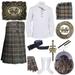 Scottish Kilts Outfit Set Weathered Mackenzie tartan with Welsh Dragon Accessories 10 pcs