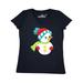 Inktastic Snowman With Hat, Scarf, Gloves, Carrot Nose Adult Women's V-Neck T-Shirt Female