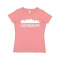 Inktastic Las Vegas Nevada Skyline NV Cities Adult Women's T-Shirt Female Mauve XL