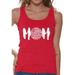 Women's Golf MOM Golfing Graphic Tank Tops White Sport Mom's Gift Mother's Day