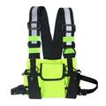 Harness Chest Case Men Women Fashion Chest Rig Bag Reflective Vest Hip Hop Streetwear Functional Harness Chest Bag Pack Front Waist Pouch Backpack