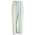 Per Se Womens Printed Linen Flowy Beach Pants Drawstring