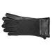 Adrienne Vittadini GlacÃ© Leather Gloves with Quilted Spandex back, Cashmere Blend lining - AV141