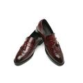 LUXUR Mens Smart shoes, Slip On Formal Dress Shoe Available in Black, Yellow, and Red