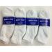 Creswell 12 Pairs White Diabetic Ankle Socks 9-11 Size